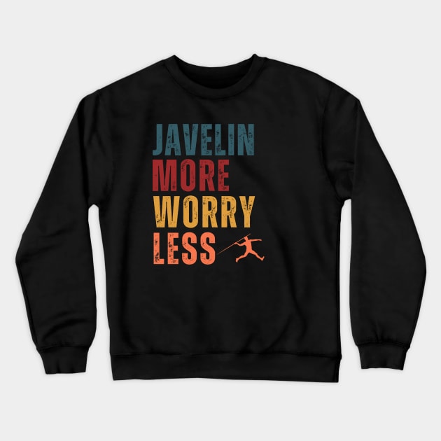 Javelin More Worry Less Crewneck Sweatshirt by footballomatic